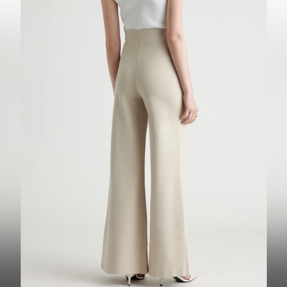Quince Ultra-Stretch Ponte Super Wide Leg Pants - Picture 3 of 4